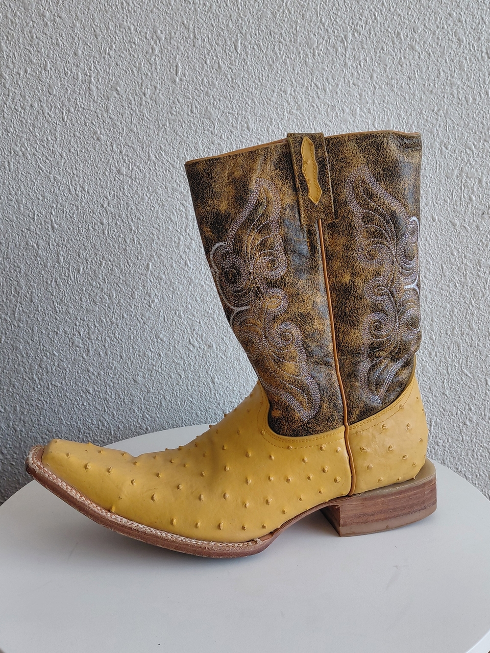 Big Bull Crafted In Mexico Exotic Leather Western Boots